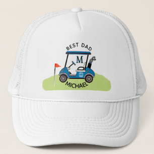 Casquette Meilleur papa Personnalisé Monogramme Panier Clubs