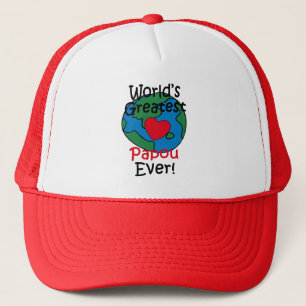 Casquette Meilleur Papou du Monde Cœur