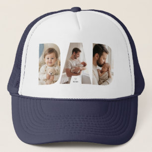 Casquette Meilleur Père Navy Minimaliste Photo Papa