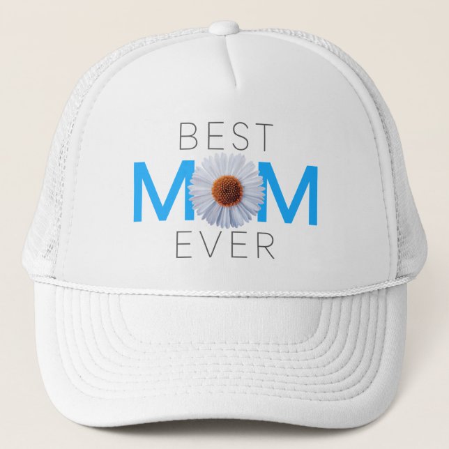Casquette Meilleure maman jamais avec l'impression d'image d (Devant)