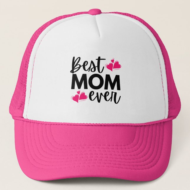 Casquette Meilleure Maman Jour des Mères (Devant)