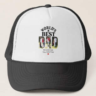 Casquette Meilleure photo de Fête des pères certifiée papa d