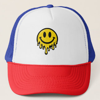 Casquette Melting Smiley Face Foam Trucker Cap