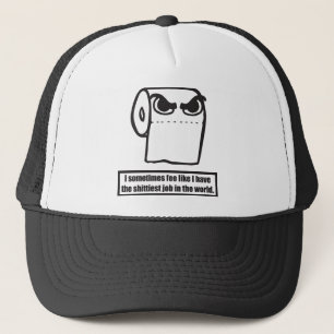 Casquette Mème De Papier Toilette Drôle - Le Pire Travail Au