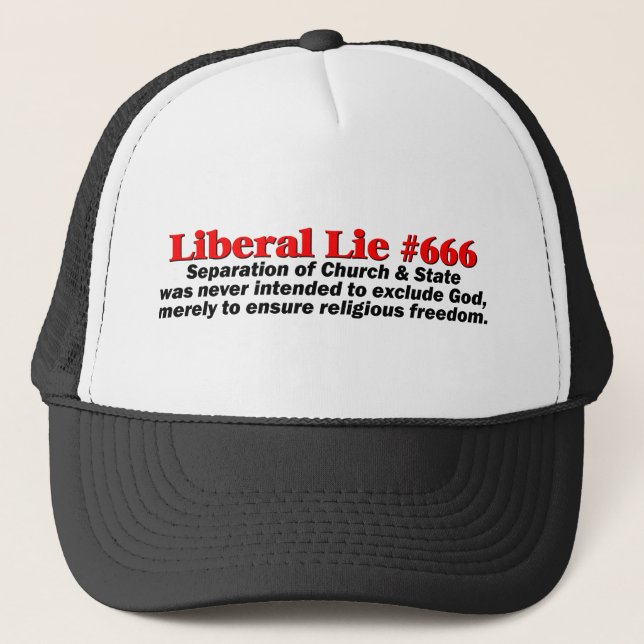 Casquette Mensonge libéral #666 (Devant)