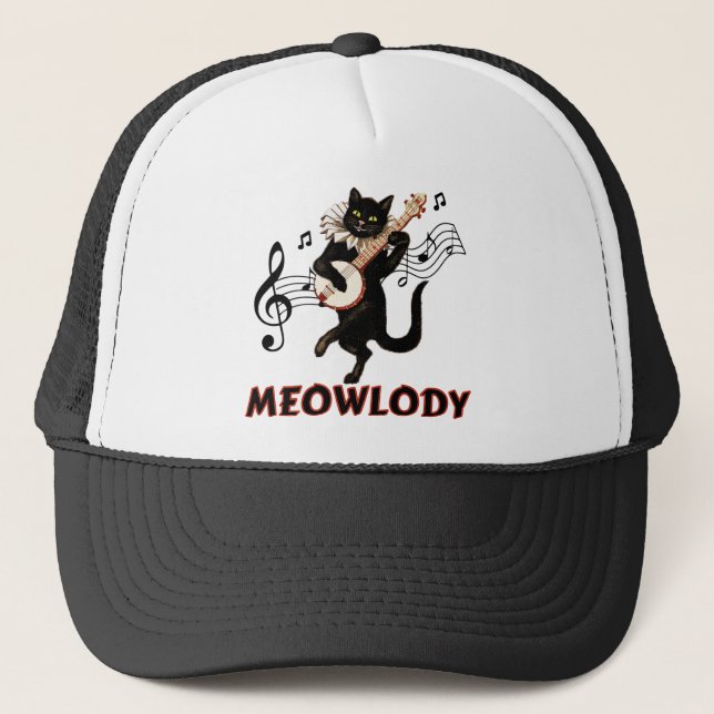 Casquette Meolody Cat Music Guitare (Devant)