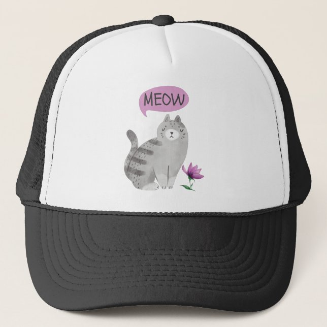 Casquette Meow Cat (Devant)
