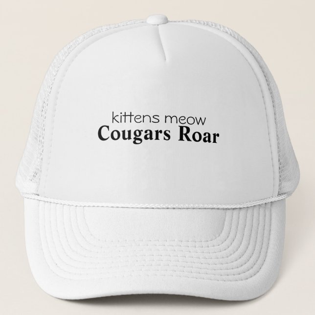 Casquette meow de chatons, hurlement de pumas (Devant)