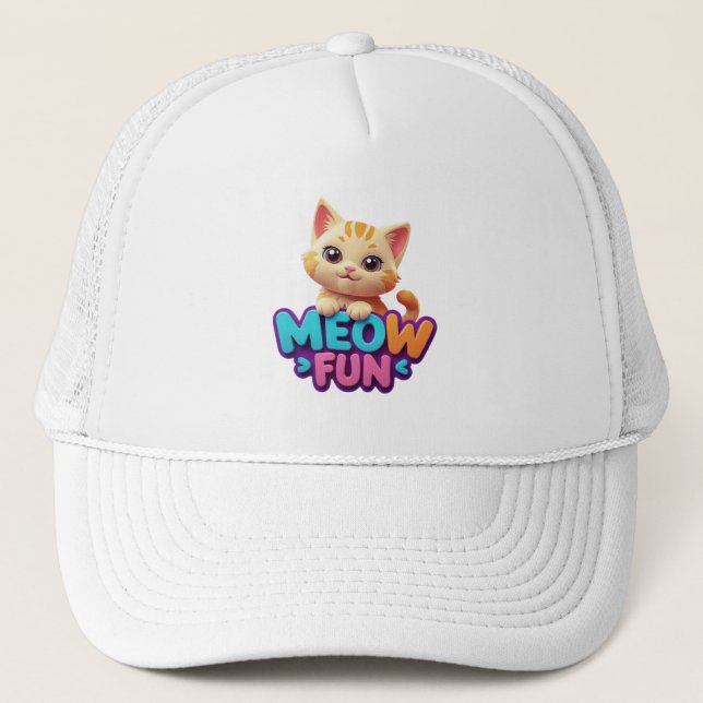 Casquette Meow Fun - Sweet Look Cat Hat (Devant)