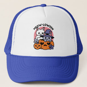Casquette Meow-Loween - Cute Halloween Conception Chat