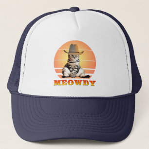 Casquette Meowdy Funny Cowboy Cat