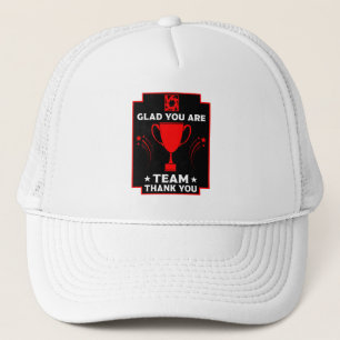 Casquette Merci à l'équipe d'entreprise