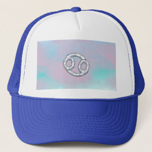 Casquette Mère de Pearl Style Cancer Zodiac Signal Décor