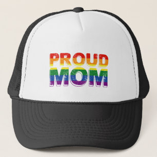 Casquette Mère fière Gay Pride LGBT Arc-en-ciel Mère LGBTQ 