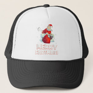 Casquette Merry fartmas santa claus farce noël