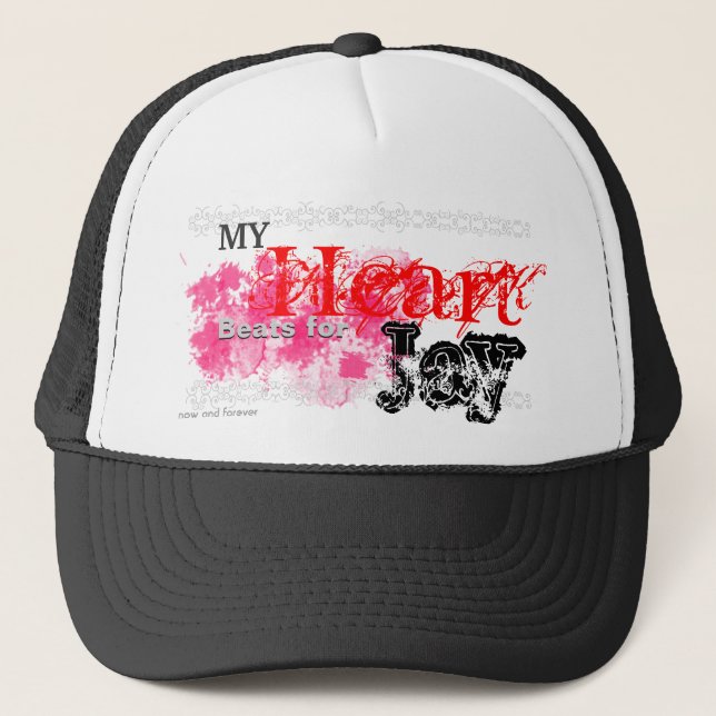 Casquette Mes battements de coeur pour le geai (Devant)