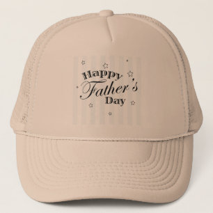 Casquette Message de Fête des pères heureux