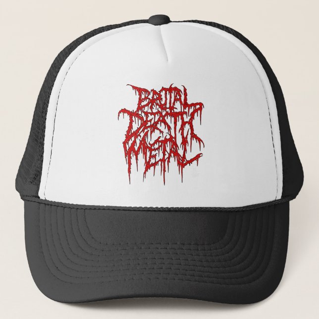 Casquette Métal brutal de la mort (Devant)