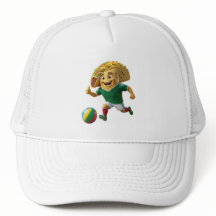 Mexico Soccer Taco Mascot Hat - Funny Mexican Food