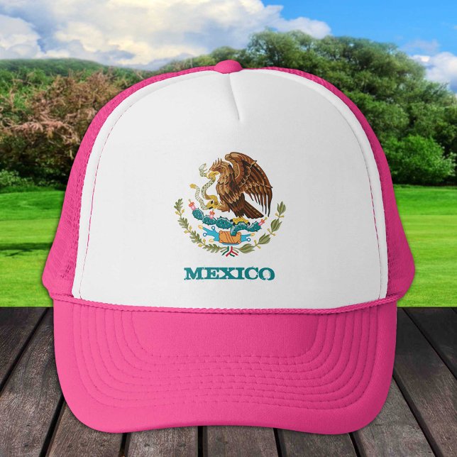 Casquette Mexique & Aigle mexicain emblème, mode drapeau (Créateur téléchargé)