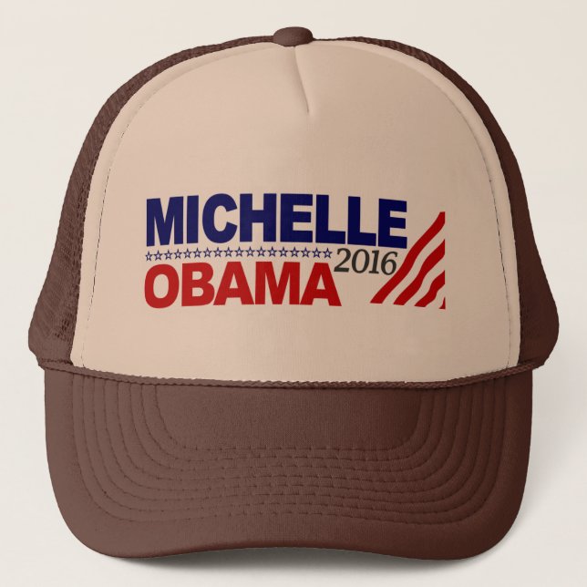 Casquette Michelle Obama pour le président 2016 (Devant)