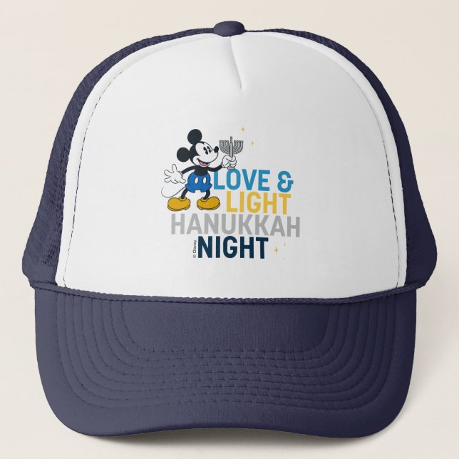 Casquette Mickey Mouse | Love & Light Hanoukka Night (Devant)