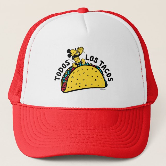 Casquette Mickey Mouse Todos Los Tacos Sign (Devant)
