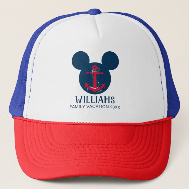 Casquette Mickey nautique | Vacances en famille (Devant)