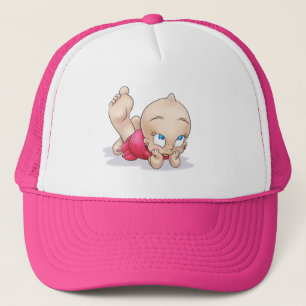 casquette mignon de fille de bande dessinée