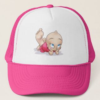 casquette mignon de fille de bande dessinée