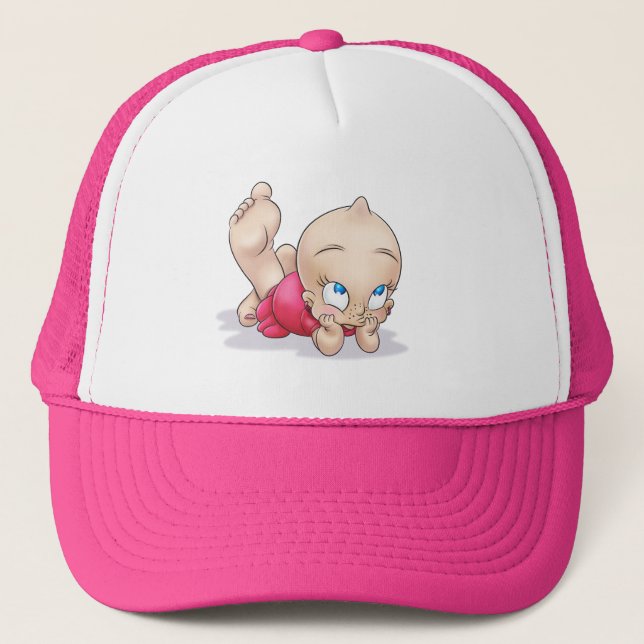 casquette mignon de fille de bande dessinée (Devant)