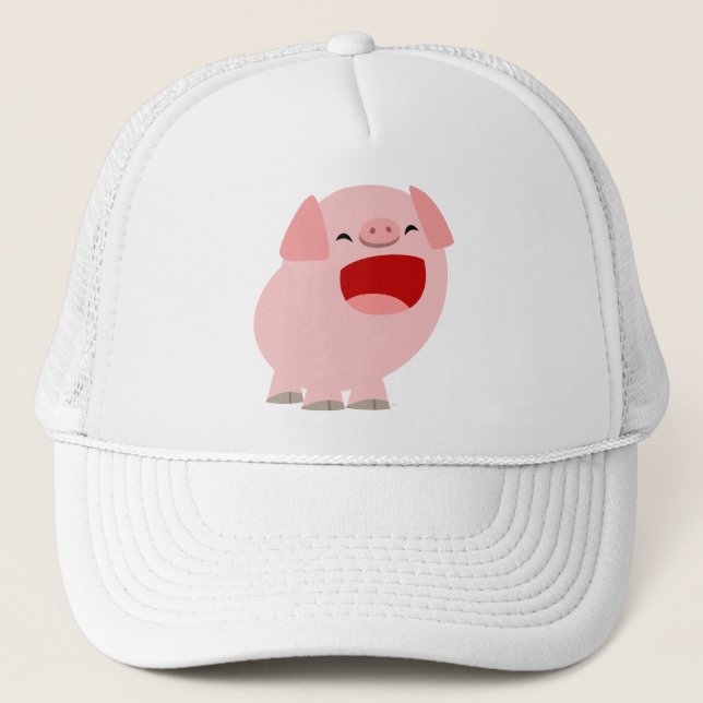 Casquette mignon de porc de chant de bande (Devant)
