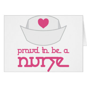 Casquette mignon d'infirmière fier d'être un