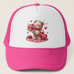 Casquette Mignonne Valentine's Day Teddy Bear