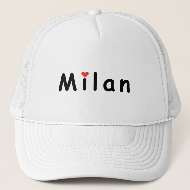 Casquette Milano Milano Italie J'aime Milan (Devant)