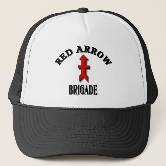 Casquette Militaires rouges de brigade de flèche (Devant)