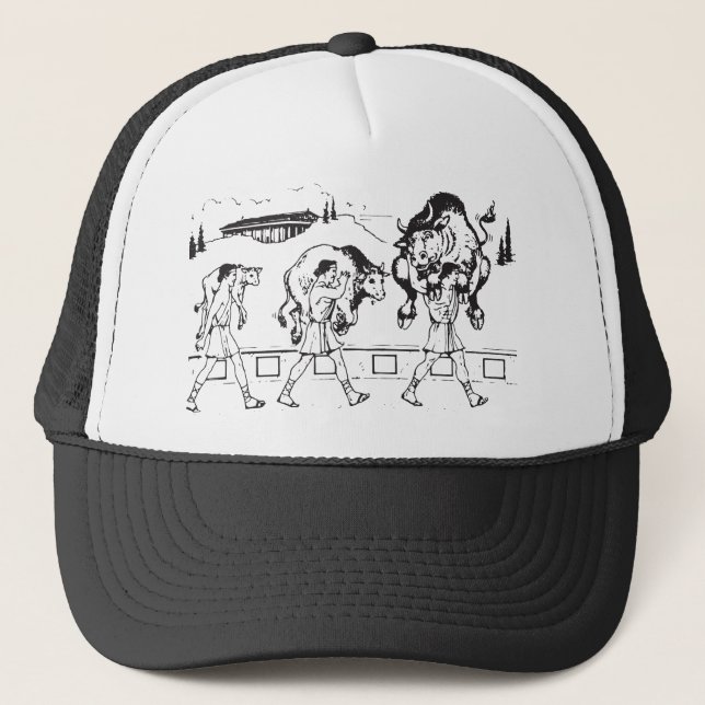 Casquette Milo de Croton et la Bull - Gym Motivational (Devant)