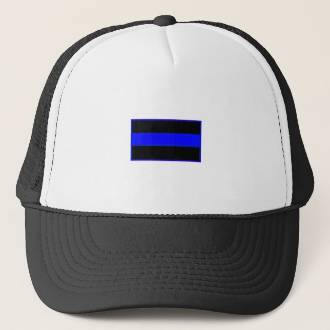 Casquette mince de camionneur de Blue Line (Devant)