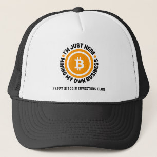 Casquette MINER MON PROPRE ENTREPRISE AMUSANT Bitcoin
