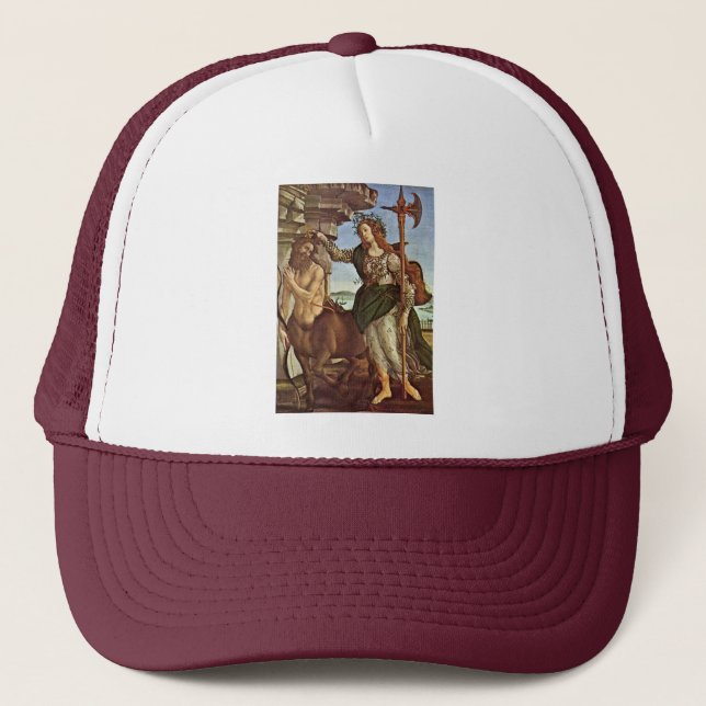 Casquette Minerva et le centaure par Botticelli Sandro (Devant)