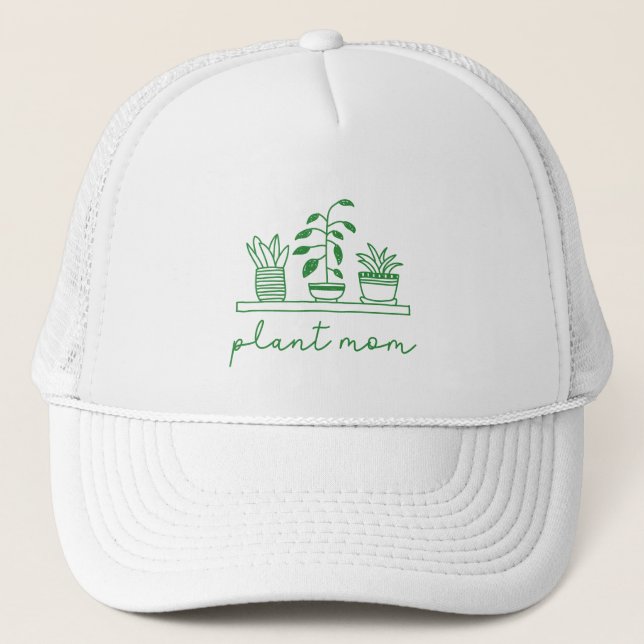 Casquette Mini Plante Maman mignonne Plante (Devant)