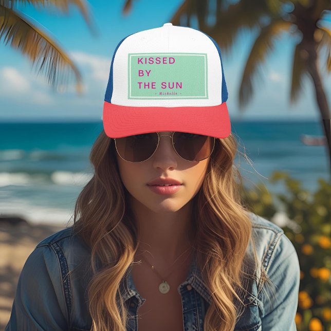 Casquette Minimaliste Personnalisé Embrassé par le Soleil (Créateur téléchargé)