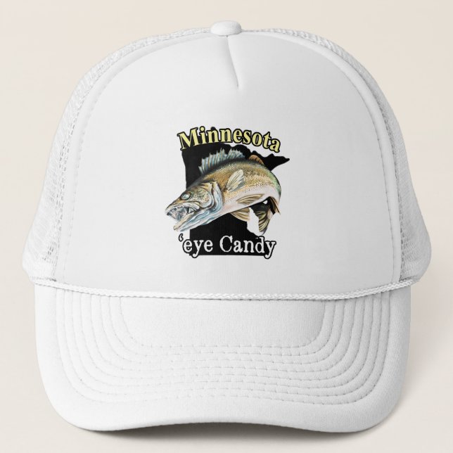 Casquette Minnesota 'Eye Candy Funny Walleye Fishing (Devant)