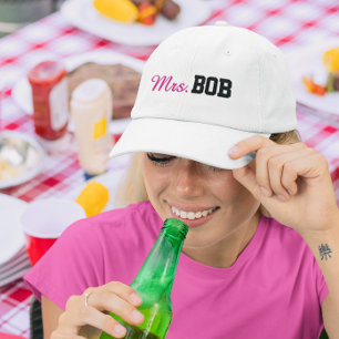 Casquette Mme Bob Cadeau de mariage personnalisé pour la mar
