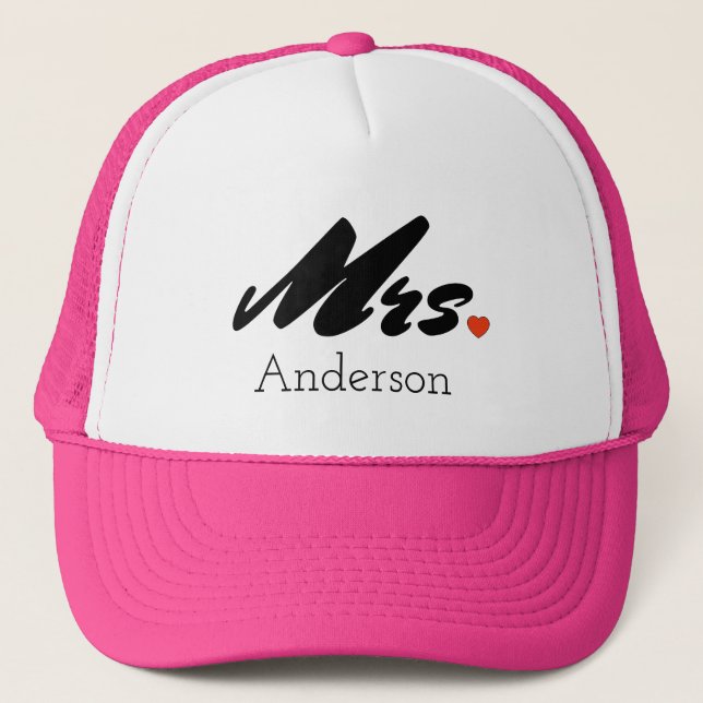 Casquette Mme faite sur commande Trucker Hat Cap de jeune (Devant)
