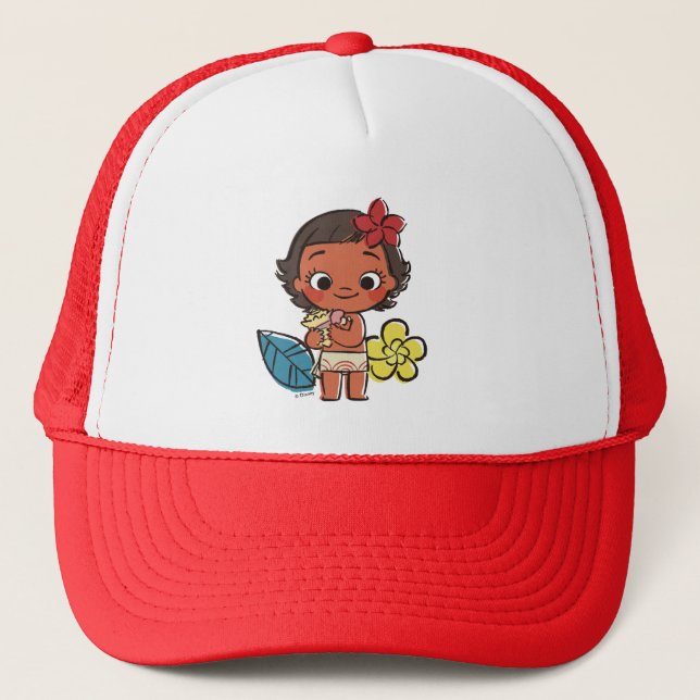 Casquette Moana | Île fille (Devant)