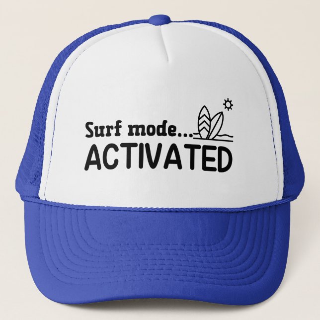 Casquette Mode surf activé (Devant)