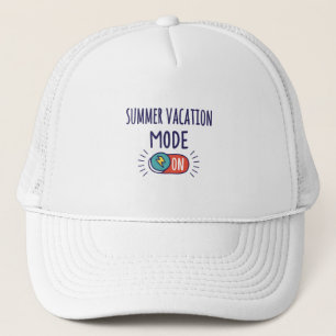 Casquette Mode vacances d'été Activé
