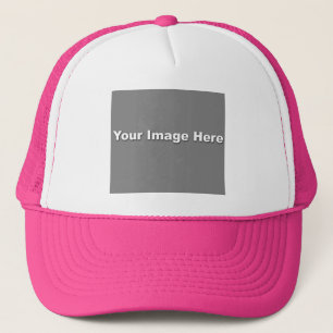 Casquette Modèle de chapeau de camion rose chaud