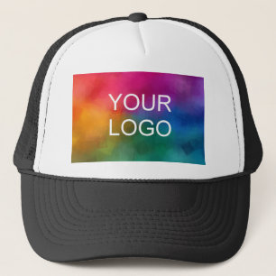 Casquette Modèle D'Entreprise Blanc Et Noir Créez Votre Prop
